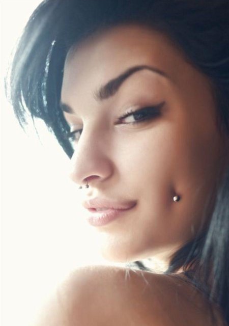 Красивый пирсинг