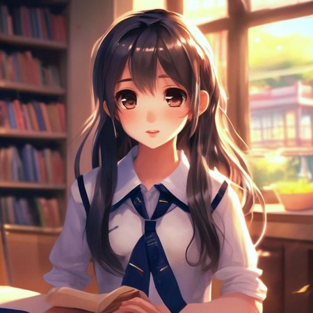 Милая аниме девочка