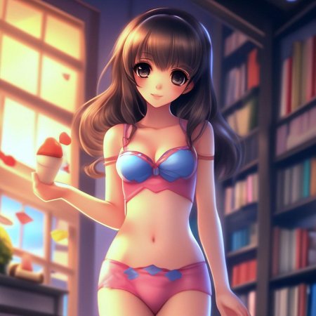 Аниме девочки в нижнем белье