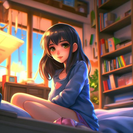 Аниме девушка подросток