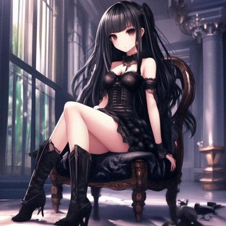 Красивая аниме девушка