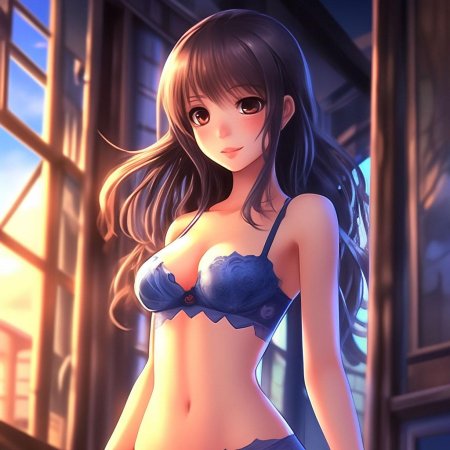 Аниме девушки в нижнем белье