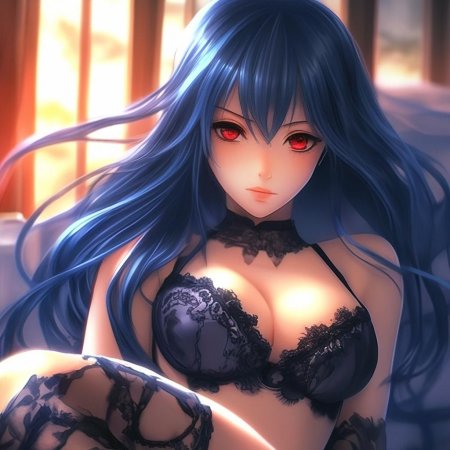 Аниме девушка с большими сиськами