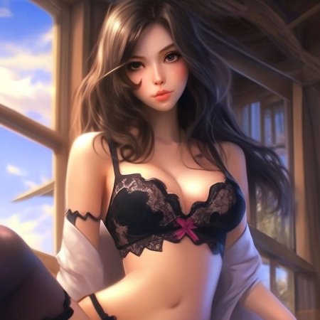 Красивые аниме девушки в нижнем белье