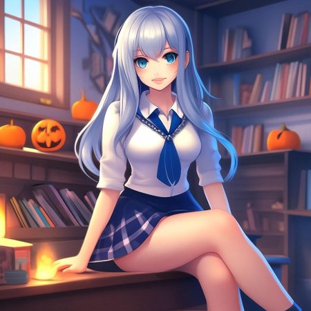 Аниме школьница