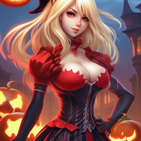 Аниме девушка блондинка