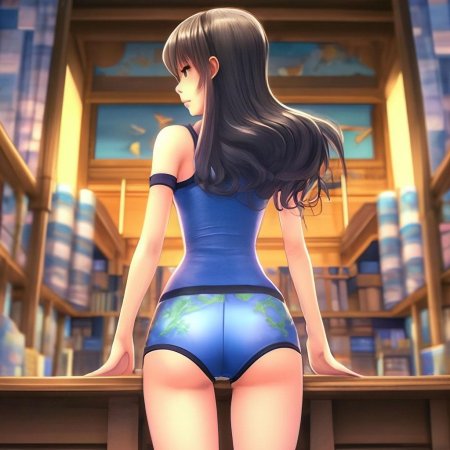 Аниме девушки в обтягивающем