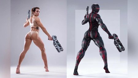 Crysis нанокостюм fem