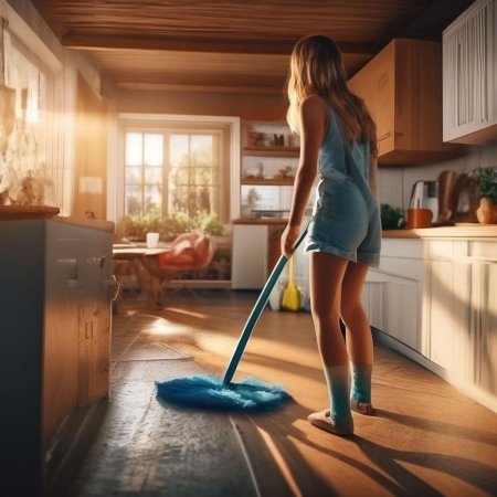 Уборка пола