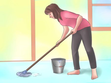 Мытье пола