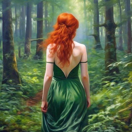 Рыжая женщина