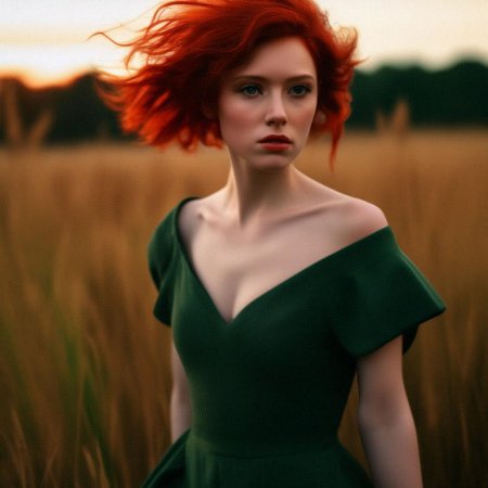 Рыжая волосы