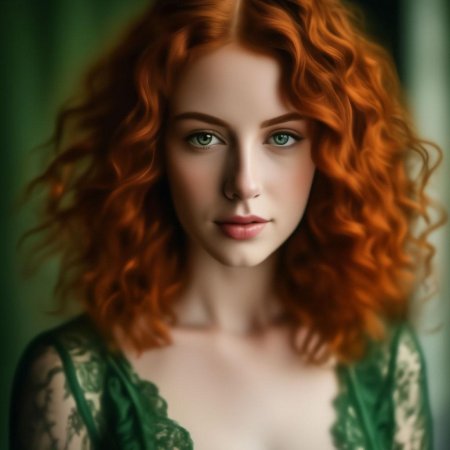 Рыжая девушка