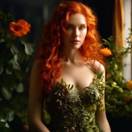 Красивая девушка в платье