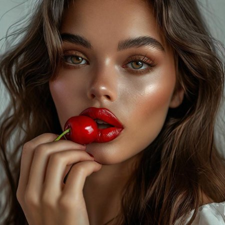 Красные губы