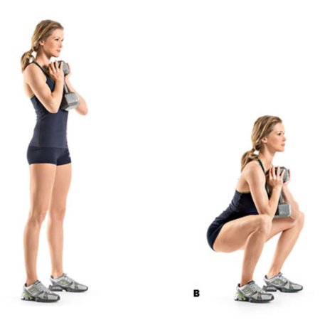 Гоблет присед