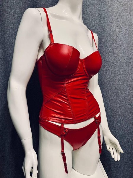 Корсет красный