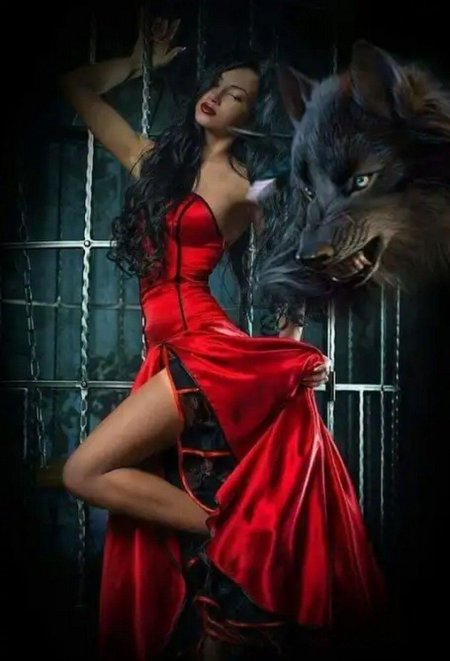 Девушка в Красном