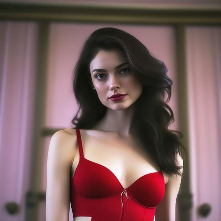 В нижнем белье