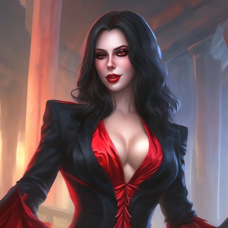 Девушка вампир