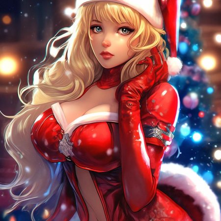 Блондинка в красном белье