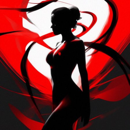 Силуэт девушек