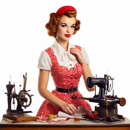 В стиле пин ап