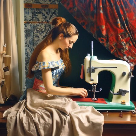 Швея за работой