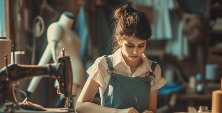 Старая швейная машинка