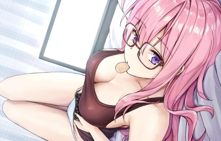 Аниме как сасать сиськи