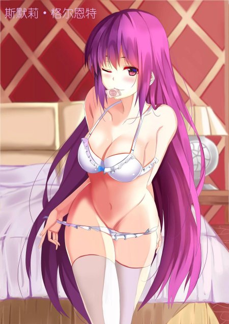 Аниме девушки в Нижнем белье