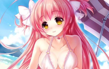 Пайзури розовые волосы