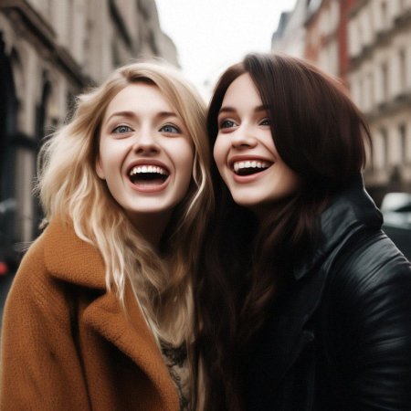 Блондинка и брюнетка