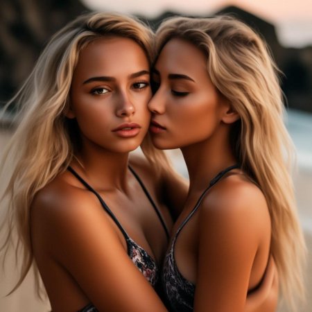 Близняшки блондинки