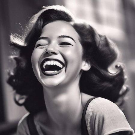 Улыбающаяся девушка