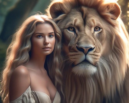 Львица мультяшная