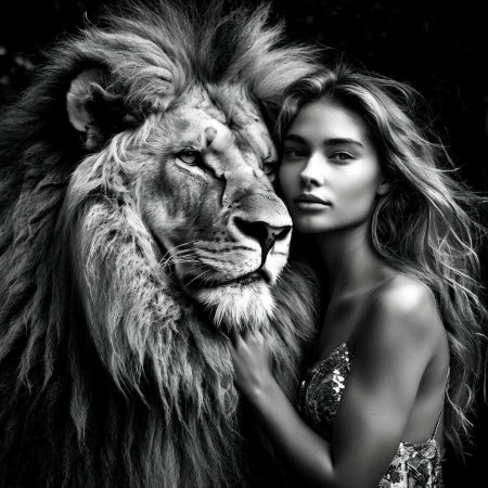 Девушка с красивой