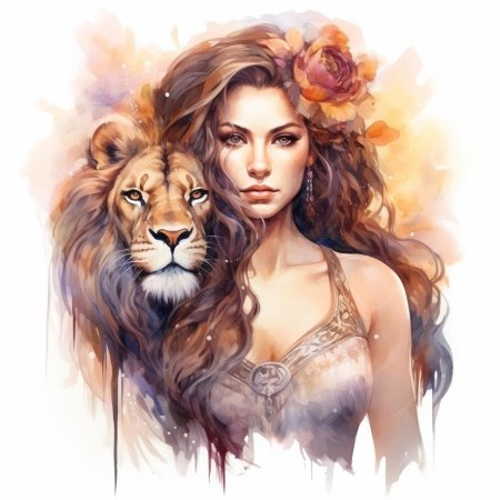 Женщина со львом