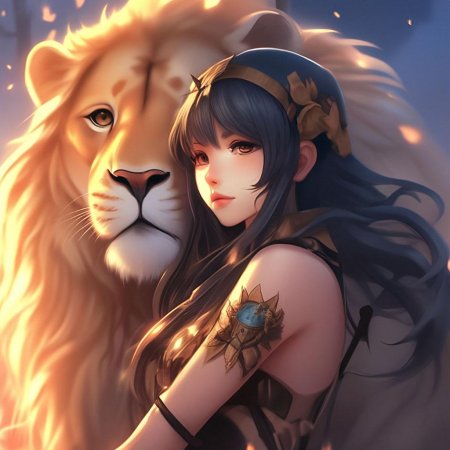 Львица аниме