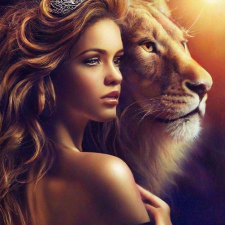 Львица красивая