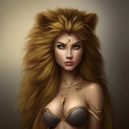 Женщина лев