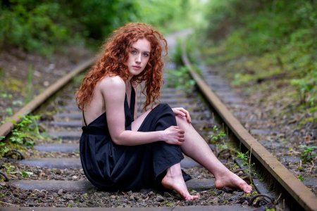 Полина Белявина рыжая кудряшка