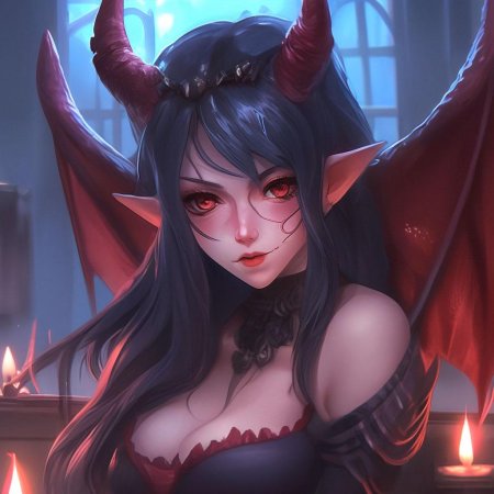 Демон девушка
