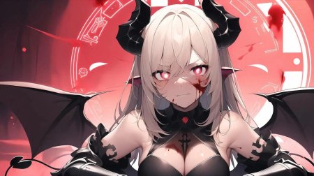 Аниме девушка демон