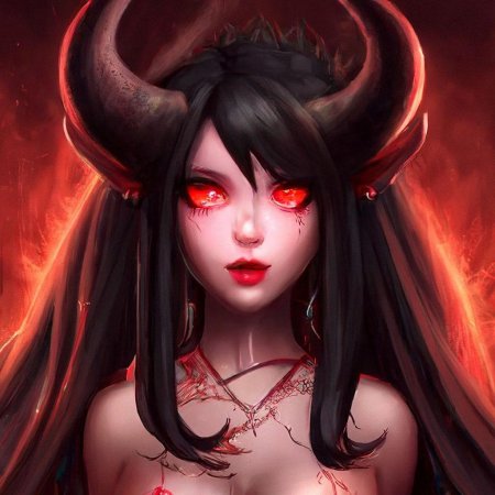 Демон девушка