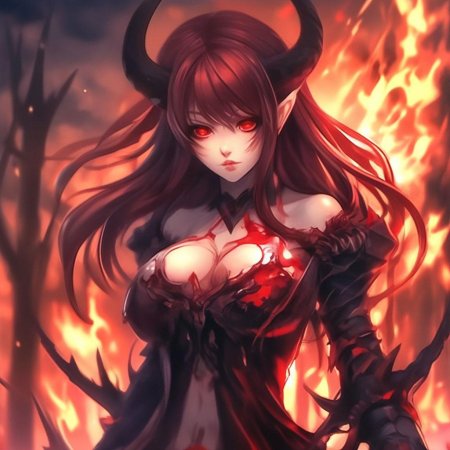 Аниме девушки демоны