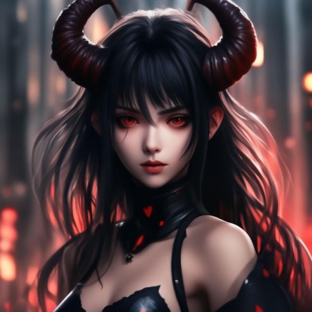 Демон девушка