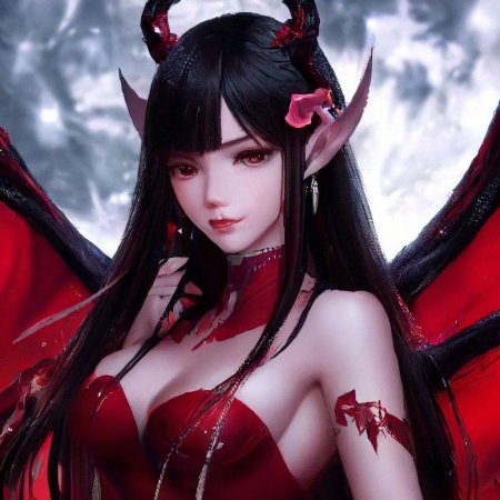 Аниме девушка демон