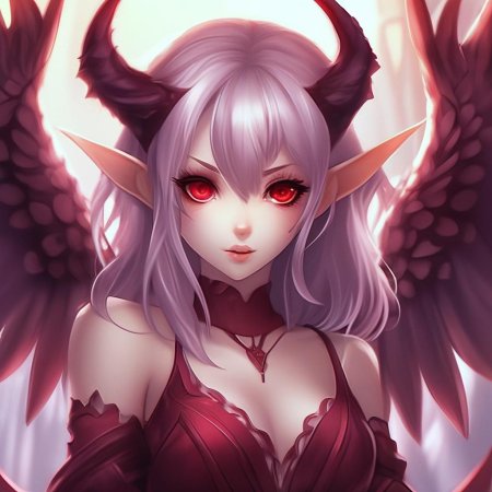 Аниме девушка демон