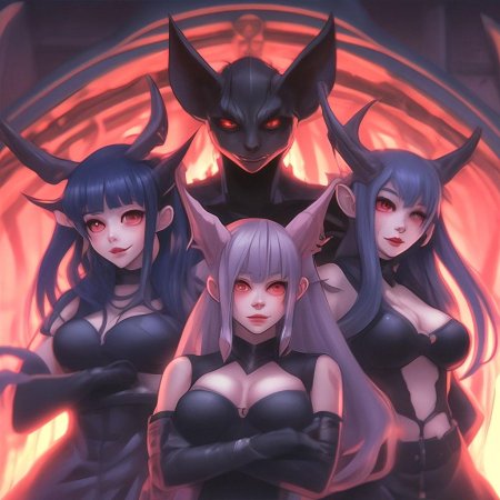 Демон девушка